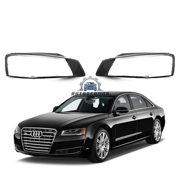Капаци фарове Audi A8 D4 (15-17) стъкло фар крушки Ауди А8 Д4 xenon