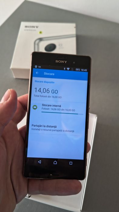 Sony Xperia Z3 cu accesorii