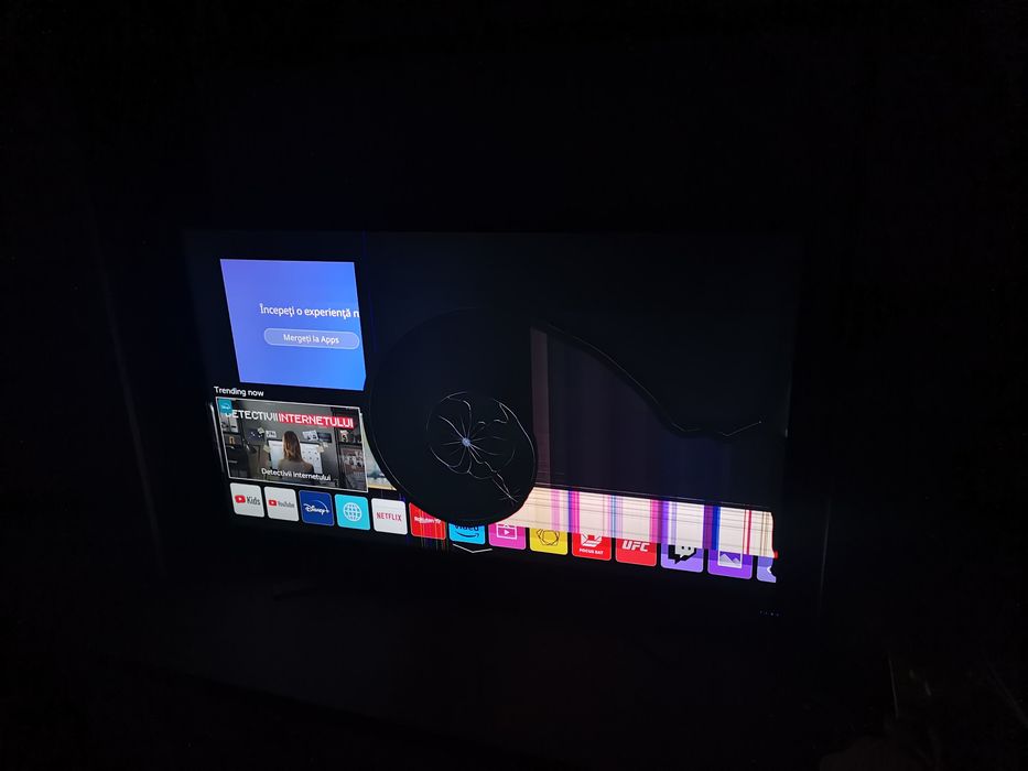 Vând TV LG 50UM7450PLA ecran spart, functional