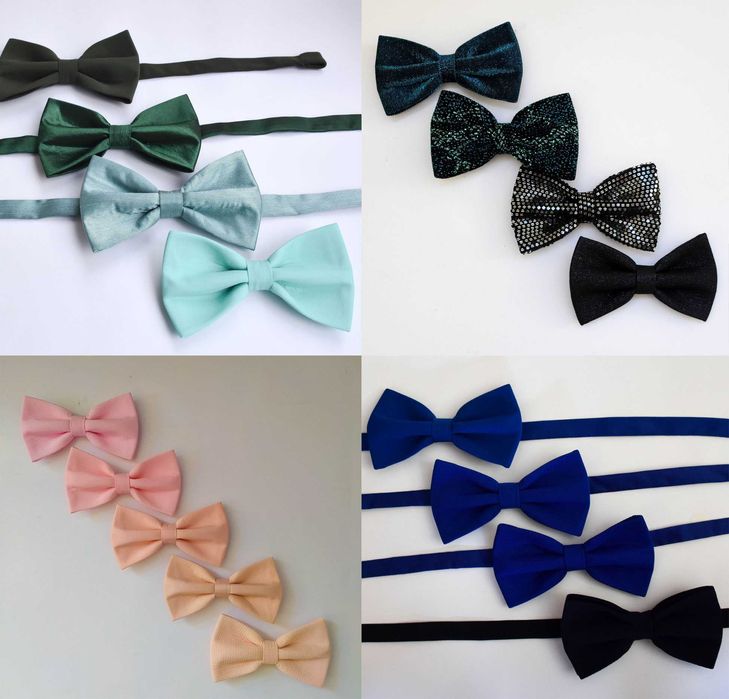 БУТИКОВИ ПАПИОНКИ.Черна Червена Розова Бяла Синя Зелена Жълта ПАПИОНКА