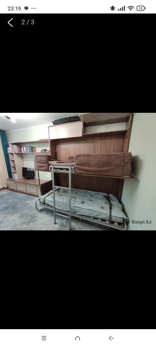 Кровать двухъярусная трансформер