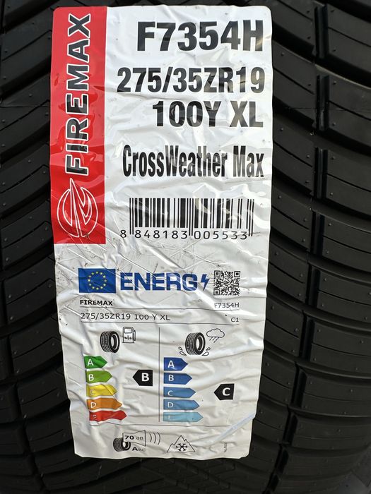 Нови всесезонни гуми FIREMAX CROSSWEATHER MAX 275/35R19 100Y XL БОРД 2753519