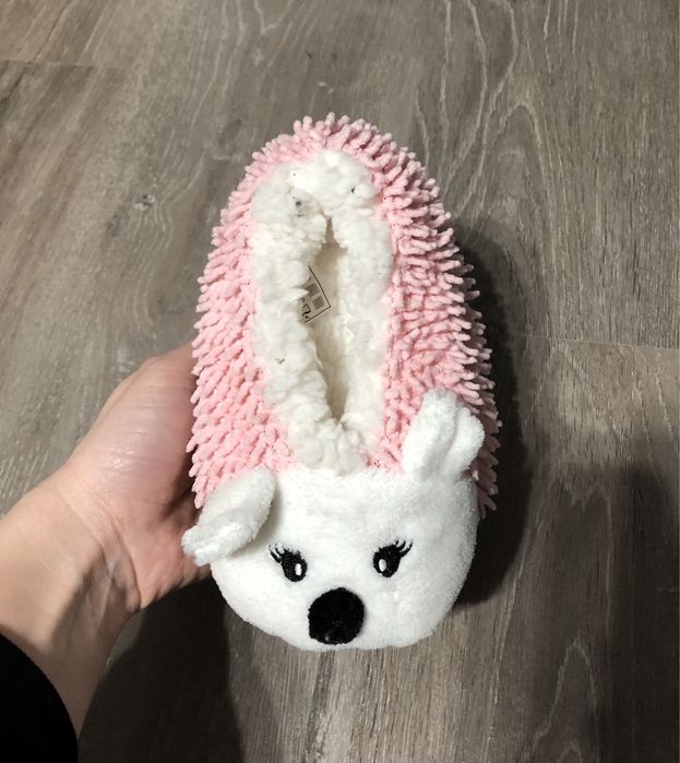 Botosi de casa copii marime 28 papuci de casa roz 28