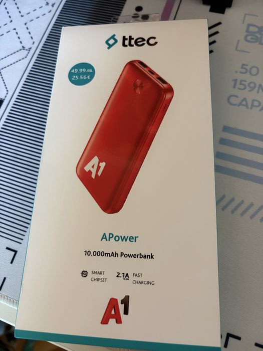 Powerbank A1 ttec 10.000mAh нова