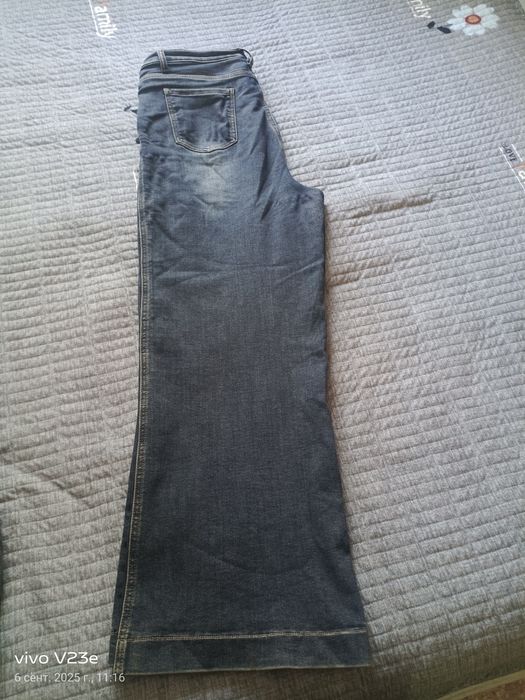 Джинсы плотные тёмно синие