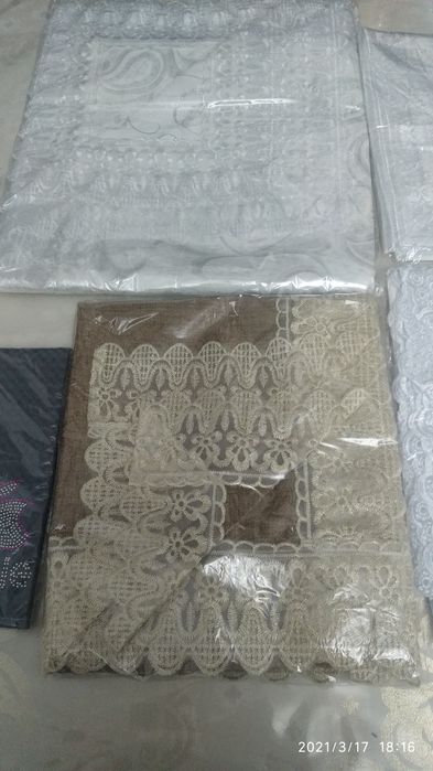 Zakazga dasturxon   fartuk sochiq salfetkala tikamiz. Optom va donaga