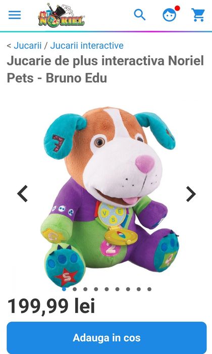 Bruno Cățelul Educativ Noriel
