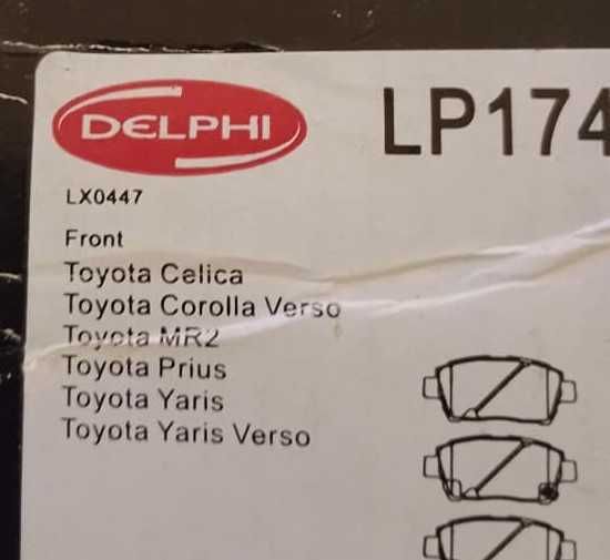 set placute Toyota fata