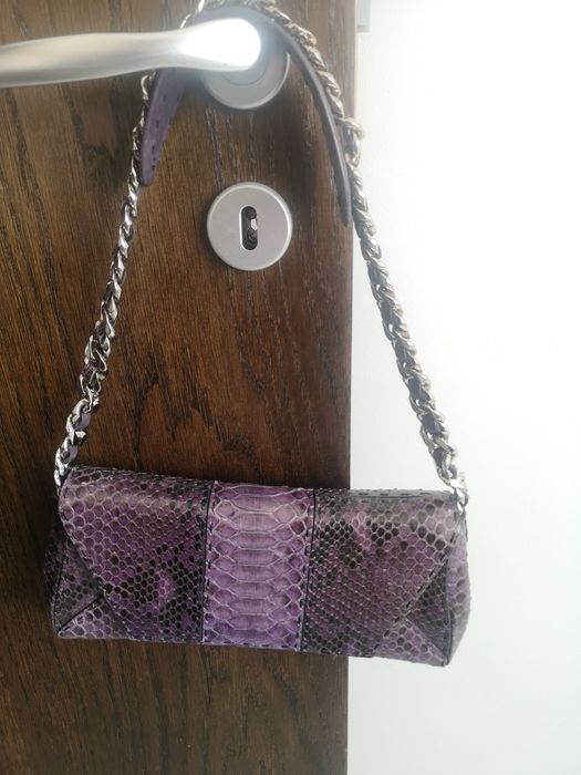 Намаление - 150 лв Manila Shift крокодилска кожа чанта