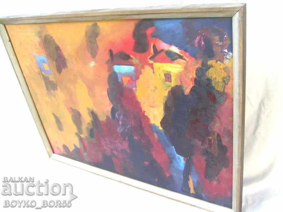 Оригинална Голяма Картина Есенен Пейзаж худ. Тодор Филипов