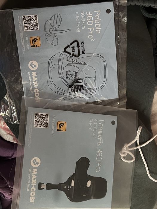 Столче за кола и база Maxi Cosi Pebble 360 Pro² и FamilyFix 360 Pro