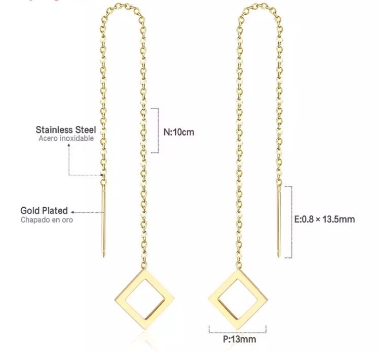 Оригинальные серьги