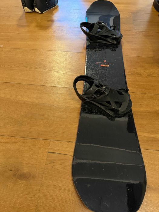 Burton Step On boots + bindings (43, M) / placă Ride Machete 161