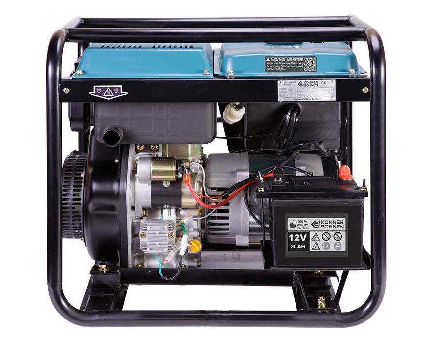 Generator diesel 230V, 6,5 kW Könner & Söhnen KS 8100HDE (EURO V)