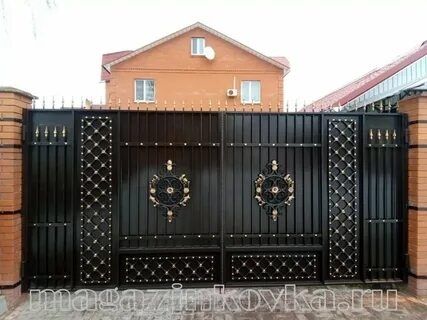 Металлические ворота