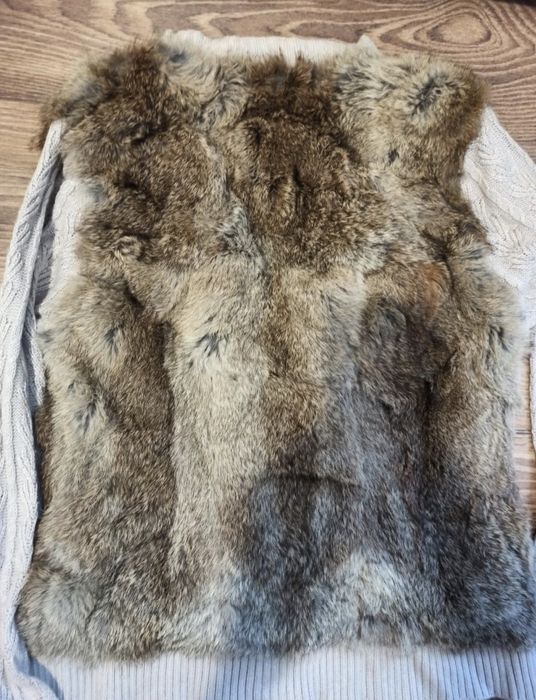 Жилетка от заешка кожа