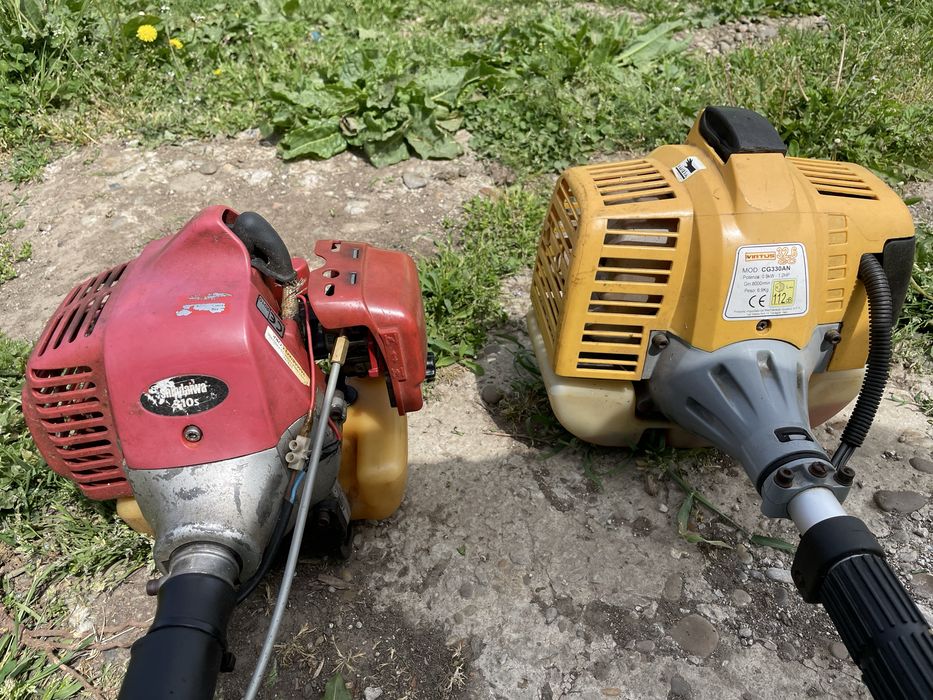 Ofer două motocositoare una shindaiwa310S nu are de maro și încă una virtus este funcțională asta si 5 drujbe doar la schimb sau le vând pe bani