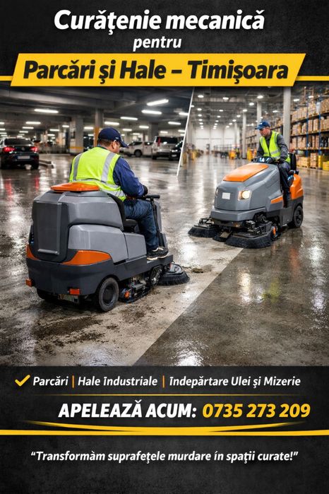 Curatenie profesionala parcari subterane si hale