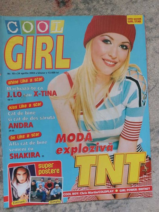 Revista vintahe Cool Girl Romania nr 10 / 2003
