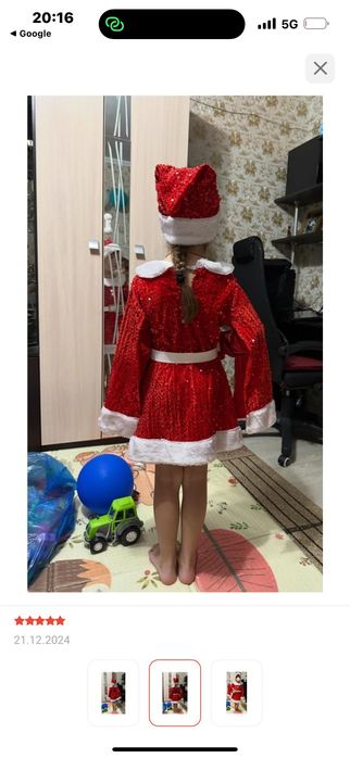 Продам новогодний костюм на девочку 5-7 лет