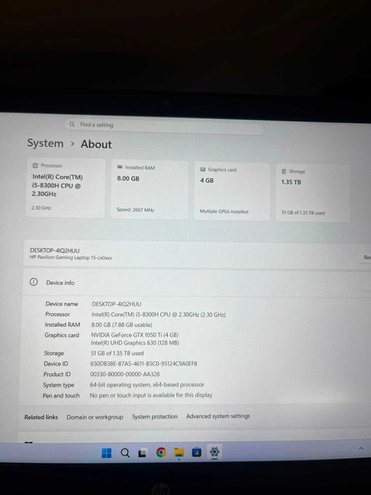 Laptop gaming HP
