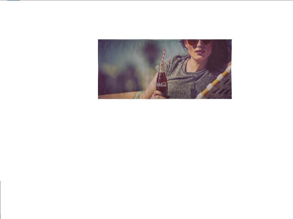 Vand prosop de plaja promotie Coca Cola