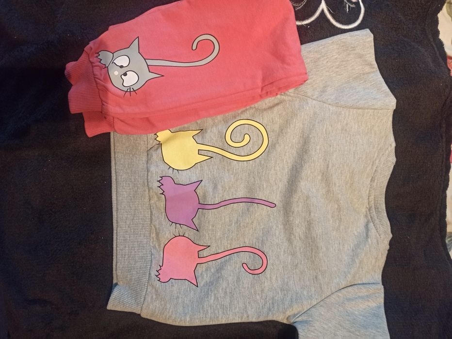 Детски комплект анцунг с котета 98 размер