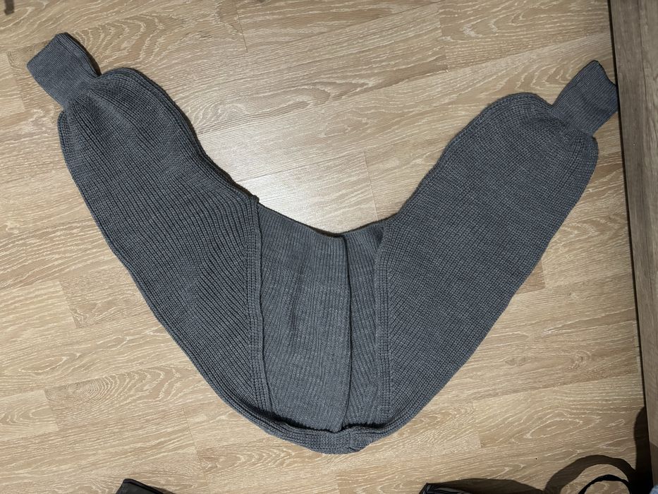 Болерро серое вязанное