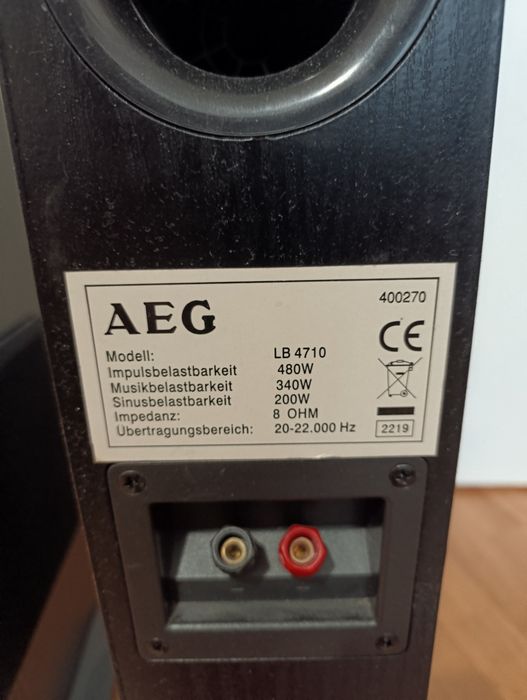 Тонколони AEG ...