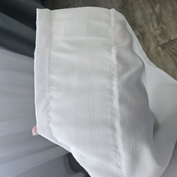 Perdele albe 142x250cm 6buc