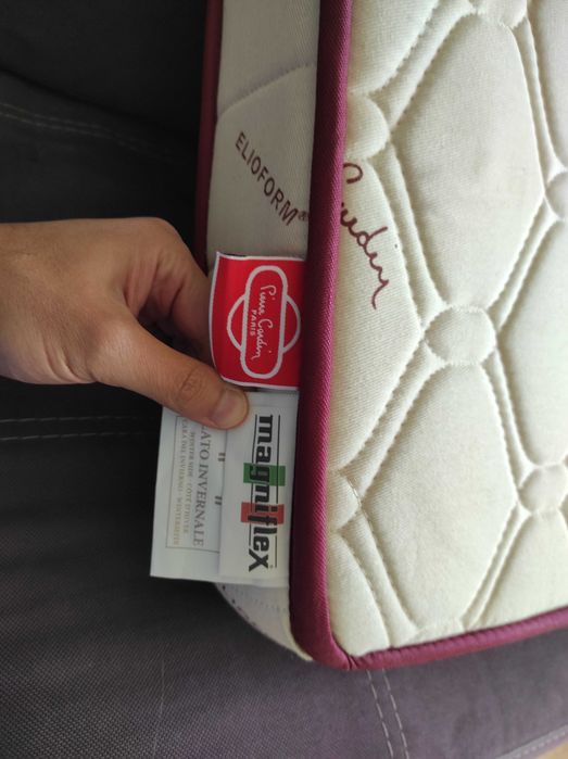 Дървена кошара с матрак 120/60