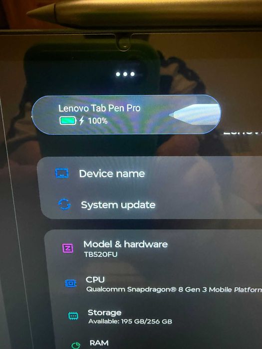 Tableta Lenovo Yoga Tab Plus 12.7" in garantie