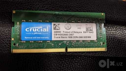 Оперативная память ноутбука  SO-DIMM DDR4 16 GB