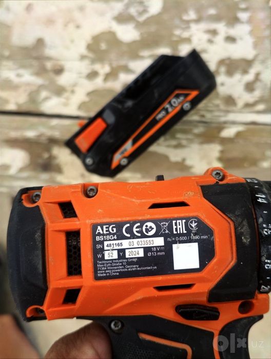 Шуруповерт AEG оригинал