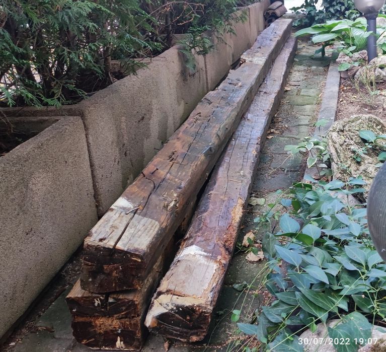 Дървени греди 4 метрови