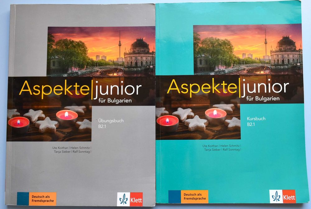 Учебници по немски Aspekte Junior ниво B1band2, B2,1; Zur Orientierung