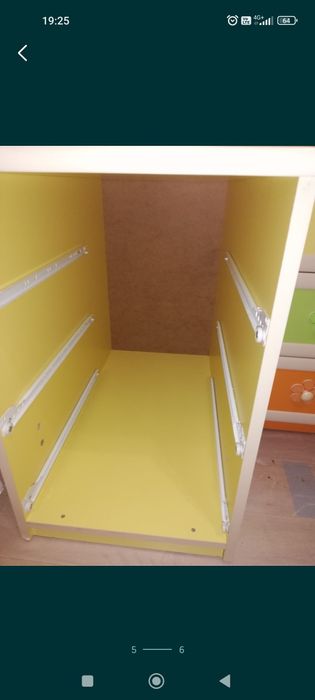 Детско легло + гардероб + скрин