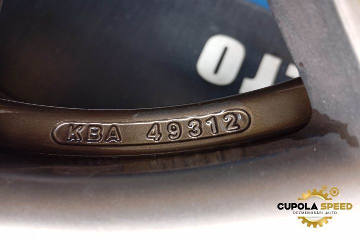 Jante cu anvelope 205/55/R16 7Jx16 ET38 KBA49312 Ford Fiesta MK7 [fac