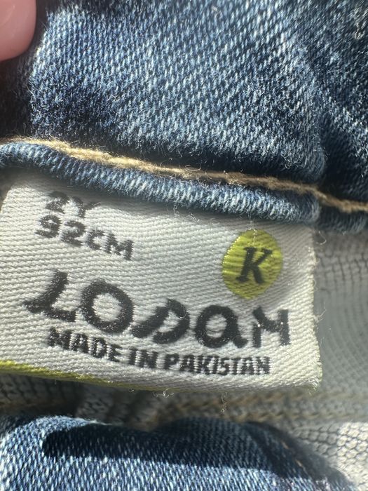 Къси дънкови панталонки 92 см/2год