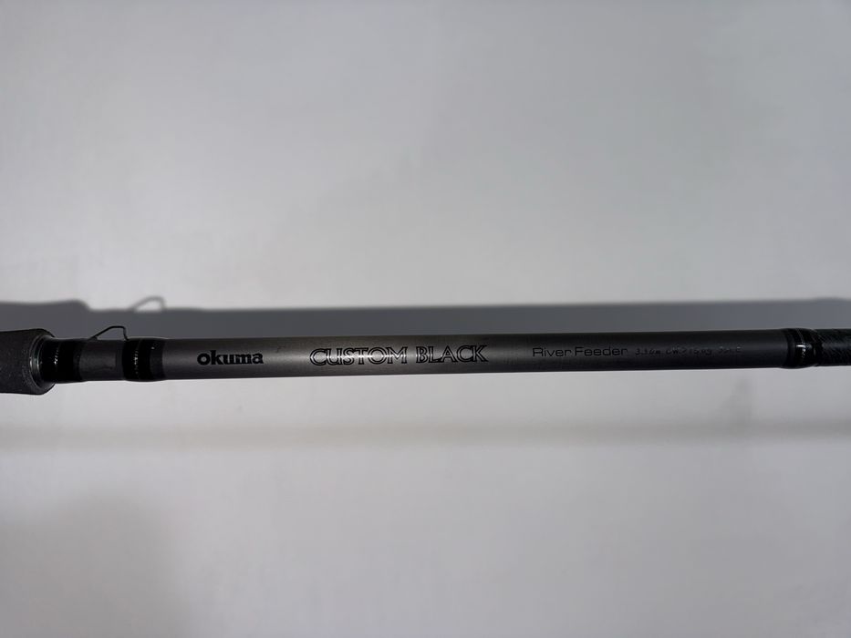Vand 2 Lansete Okuma Custom Black River Feeder XH, 3.90m, 150g, 3+3buc
