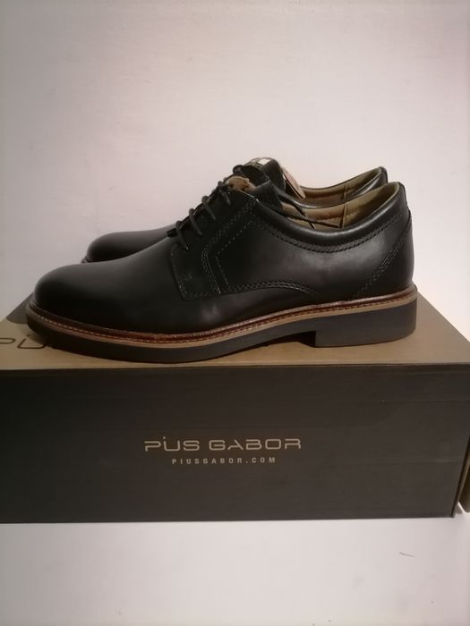 Pantofi noi,  piele naturala. Gabor