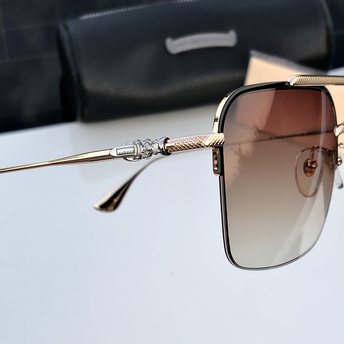 Ochelari Chrome Hearts maro