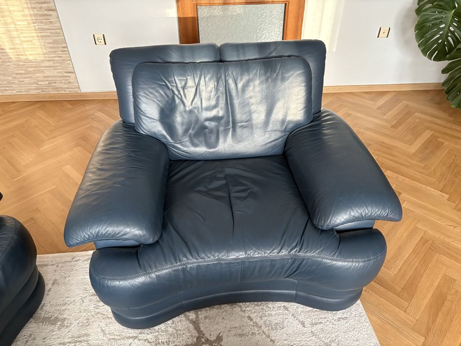 Кожена холна гарнитура