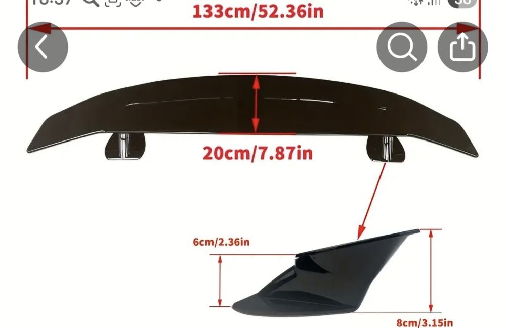 Продам новый спойлер.