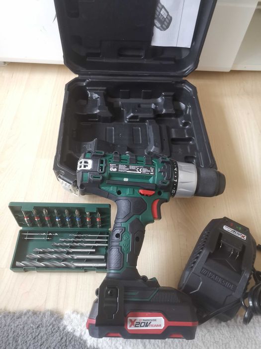 НОВ Акумулаторен Витоверт Parkside 20v  +16 бр аксесоара