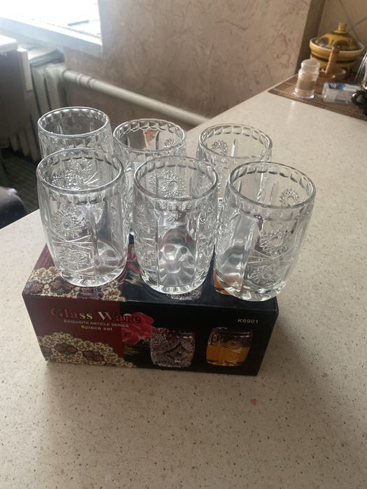 Продам хрустальные бокалы