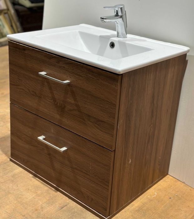 Mobilier de baie cu lavoar si baterie; Dulap chiuveta suspendat