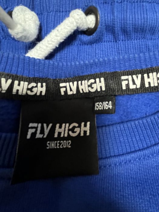 Син памучен комплект+ подарък долнище