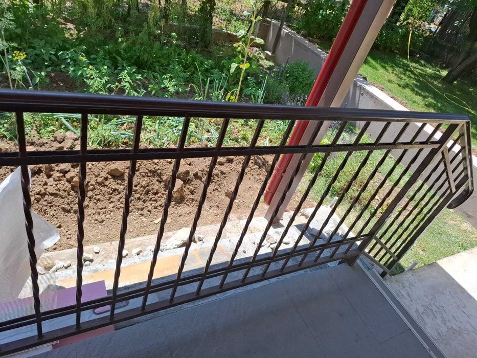 Balustrada scara exterioara fier forjat
