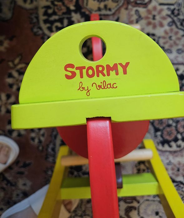 Дървено конче-люлка